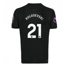 Tottenham Hotspur Dejan Kulusevski #21 Bortedrakt 2025-26 Kortermet